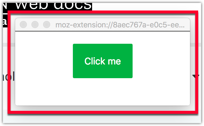 Beispiel für eine einfache gebündelte Seite, die als abgetrenntes Fenster angezeigt wird.
